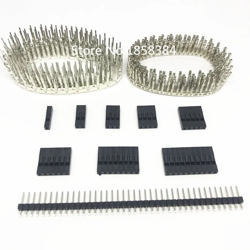 Разъем Dupont 1P 10P 1450 шт./компл./набор 2 54 мм женский мужской электронный
