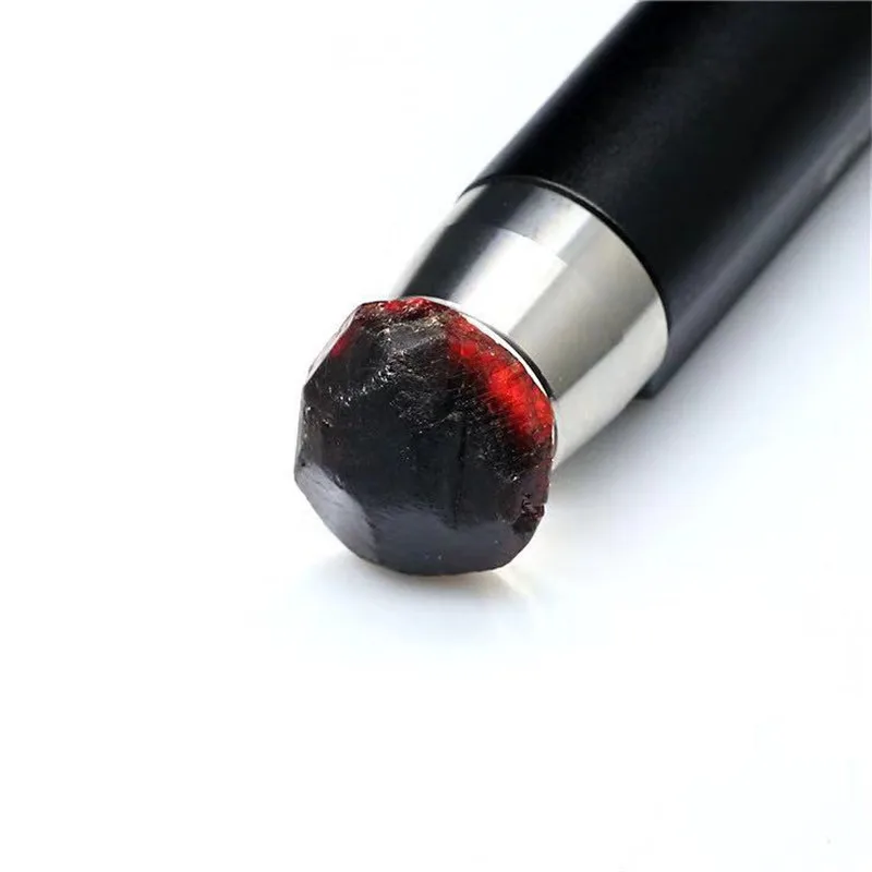 6 шт. лечебный камень из натурального кварца с красным гранатом шероховатый сырой