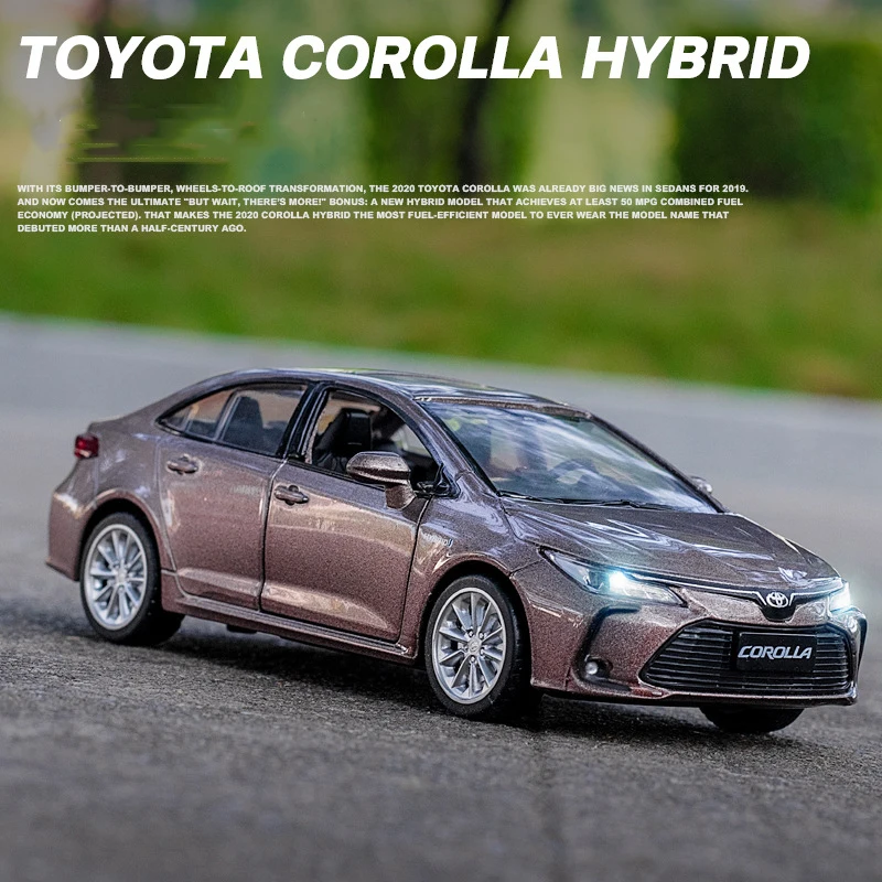 Новинка 1:32 игрушечный автомобиль Toyota COROLLA модель автомобиля из металлического