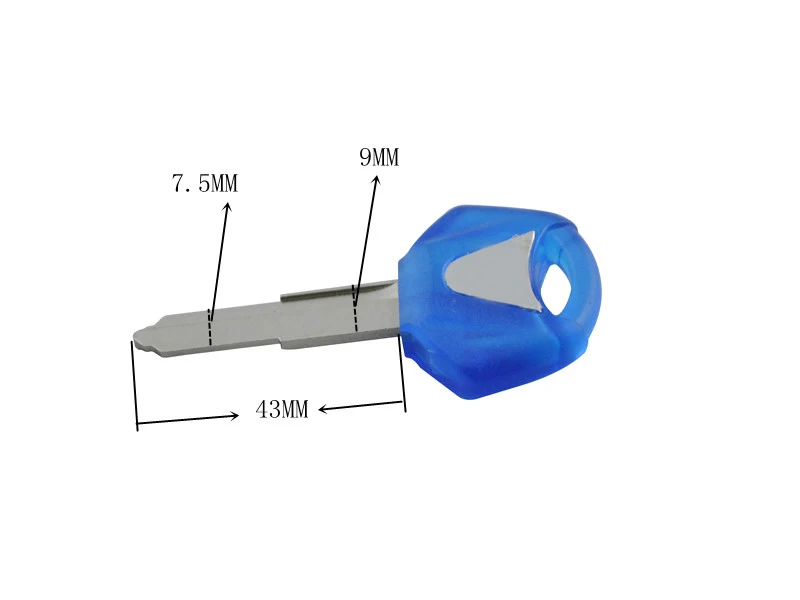 Moto Blue for YAHAMA YZF R1 R6 FZ1 FZ4 FZ6 FZ8 XJ6 XJRSingle Trough key Motorcycle blank with blade | Автомобили и мотоциклы
