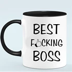 Лучший босс кофейная кружка 11 унций керамическая креативная чайная чашка офисные подарки для друзей кружки и чашки