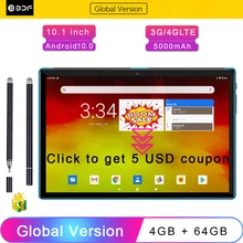 Tablet Android 10.1 Inch Android10.0 Mi pad Tablet 4GB RAM + 64GB Octa Core 3G 4G LTE  Network AI Speed-up tablet pad pc tablets