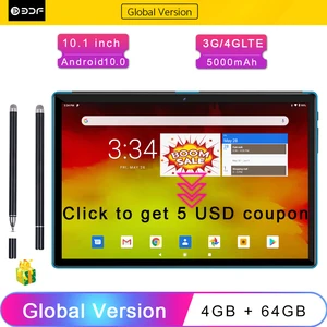 tablet android 10 1 inch android10 0 mi pad tablet 4gb ram 64gb octa core 3g 4g lte network ai speed up tablet pad pc tablets free global shipping