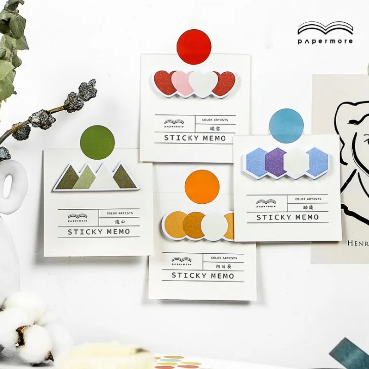 Милый милый блокнот с цветными рисунками для художников клейкая бумага