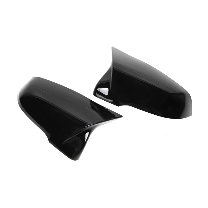 Bright Black ABS Side Rear View Mirror Cover Replacement Ox Horn For-BMW 1 2 Series X1 Z4 F45 F46 F48 F49 2016-2019 | Автомобили и