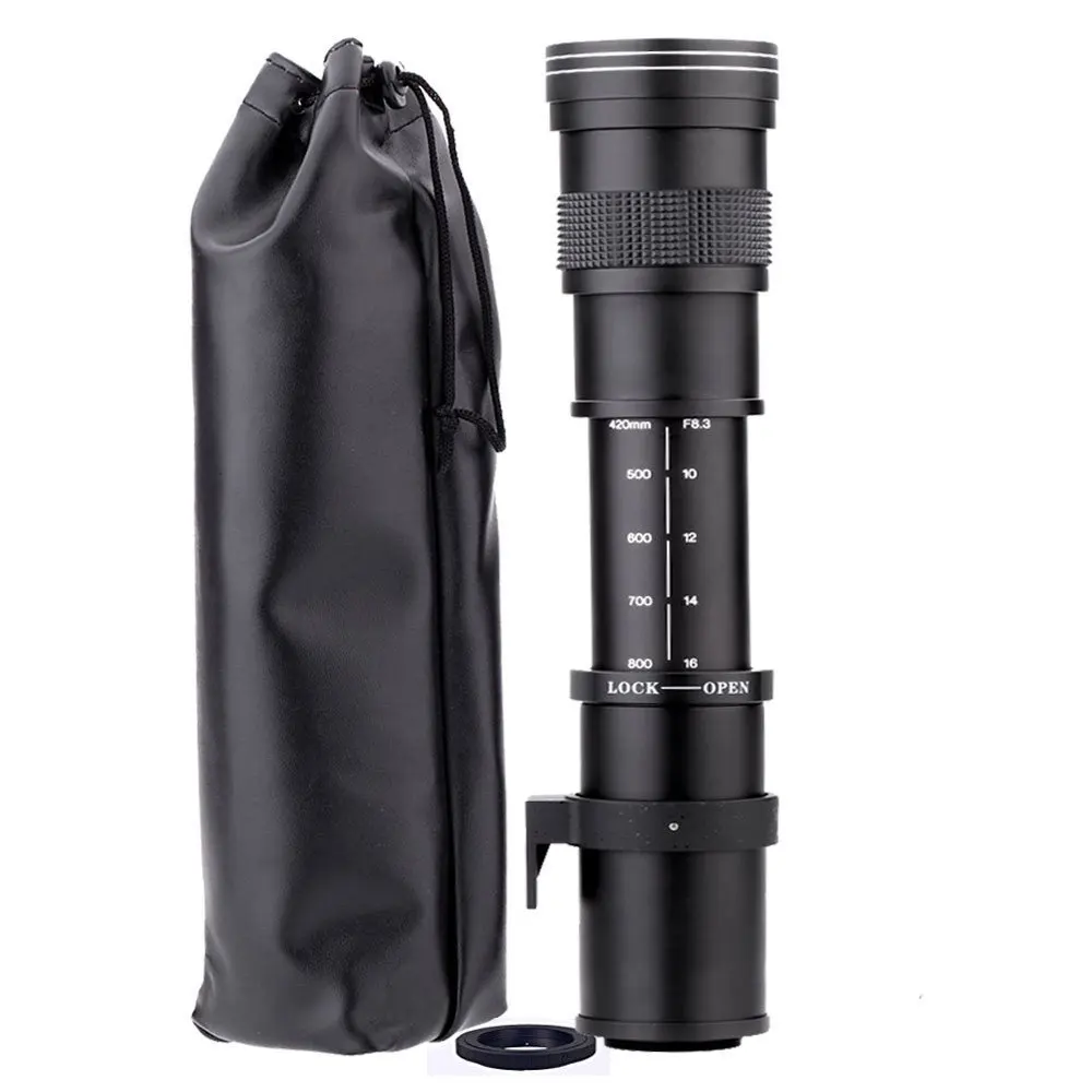 420-800 мм F/8,3-F/16 телеобъектив для Canon Nikon Minolta Pentax sony DSRL
