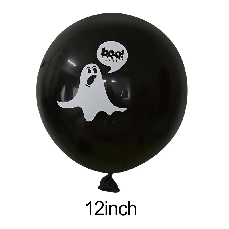 

10pcs 12inch Halloween Balloons Latex Pumpkin Bat Witch Ballons Happy Halloween Decoration Air Globos Kids Party Supplies