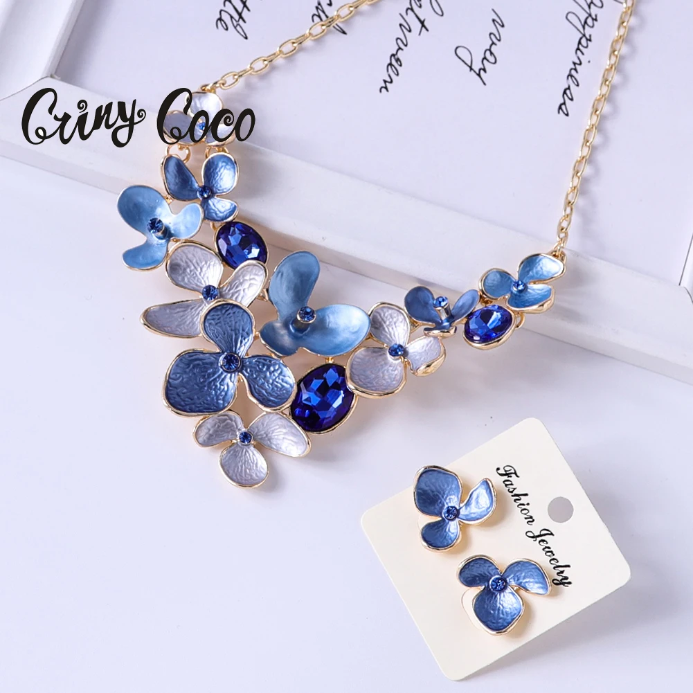 Женское колье чокер Cring Coco вечерние ювелирные изделия из сплава с кристаллами и