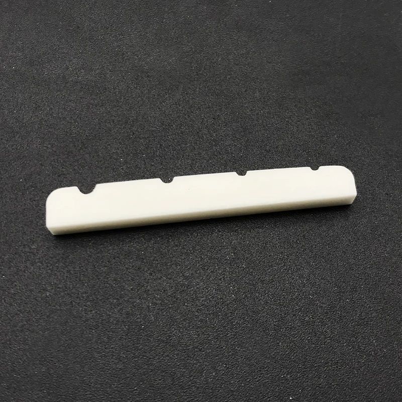 knochen bass st elektrische gitarre zubehör 456 string elektrische bass knochen brücke muttern mit schlitz 38mm 45mm ersatz teile free glo