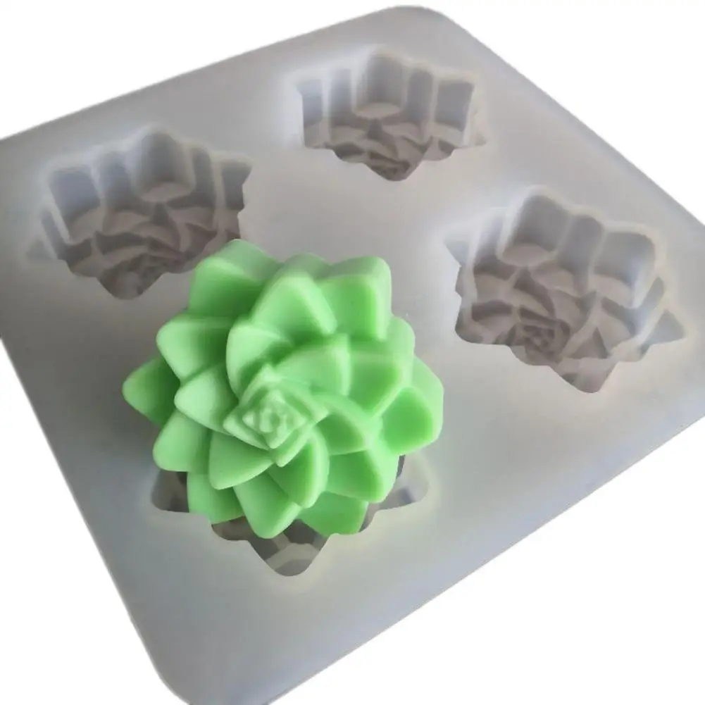 Силиконовые формы для мыла 3D суккуленты DIY ручной работы Инструменты