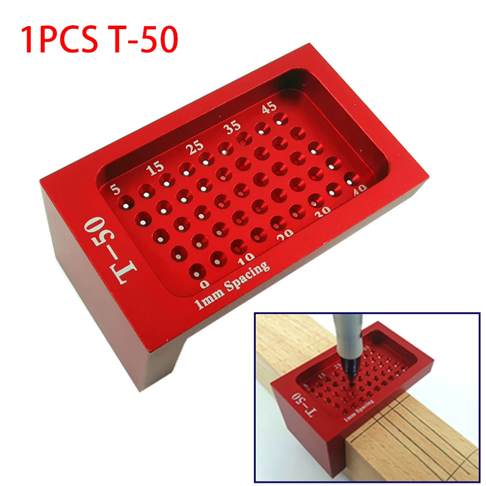 

Square Hole Woodworking Ruler Various Combinations T-type High Quality