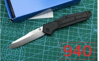 940 Новейший OEM 940/943 нейлоновая ручка из стекловолокна D2 лезвие медная шайба складной походный охотничий Карманный наружный инструмент EDC кухонный нож - Цвет: 940