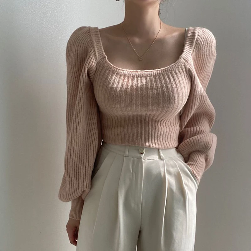 

5 Цвет s, M, L для женщин однотонные Цвет трикотажные топы с буффами на рукавах, женские туфли на низком квадратном шеи Утягивающая майка пулов...