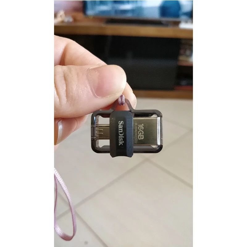 SanDisk оригинальный OTG USB флэш-накопитель 32 Гб 16 3 0 две мини-ручки накопители 128 64