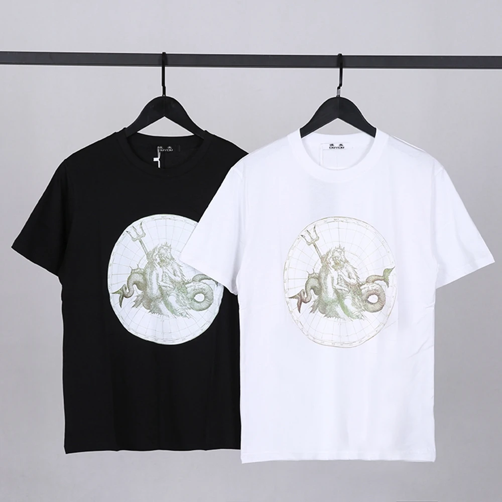 Мужская футболка marcelo barrett хлопковая Футболка с принтом мифологии коротким