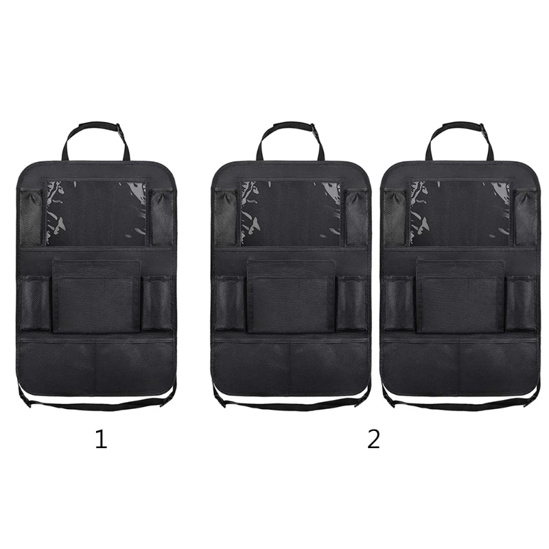 

Auto Backseat Organizer Storage Pocket Large Capacity Net Bag Excellent Gift for Friends Family 3XUB