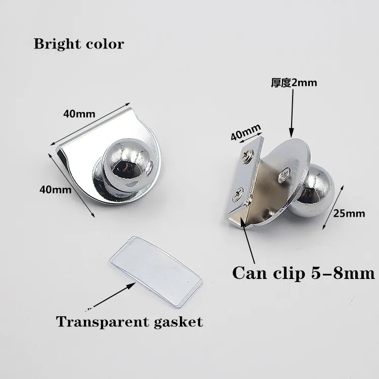 2 шт. ручка/зажим/Круглое Стеклянное замка сверла зажимы без круглый шар в течение