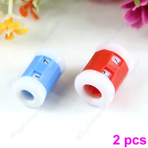 

2pcs Plastic Pride Row Counter 2 Sizes Knit Knitting Needles New D7WE