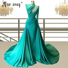 Платье вечернее мусульманское, с жемчугом, 2021