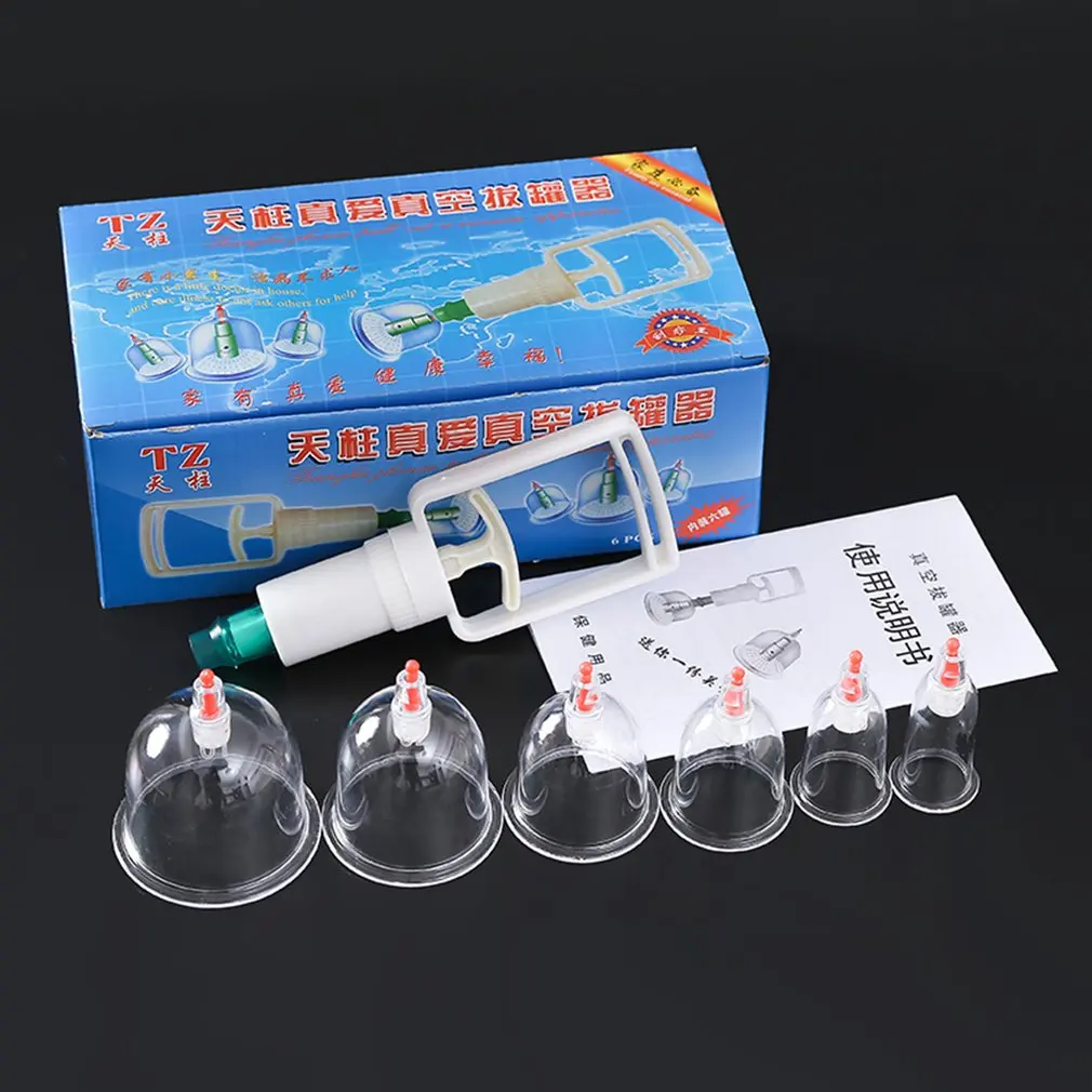 1 Набор * 6 шт. вакуумный массаж баночный набор толще Магнитная аспирационных