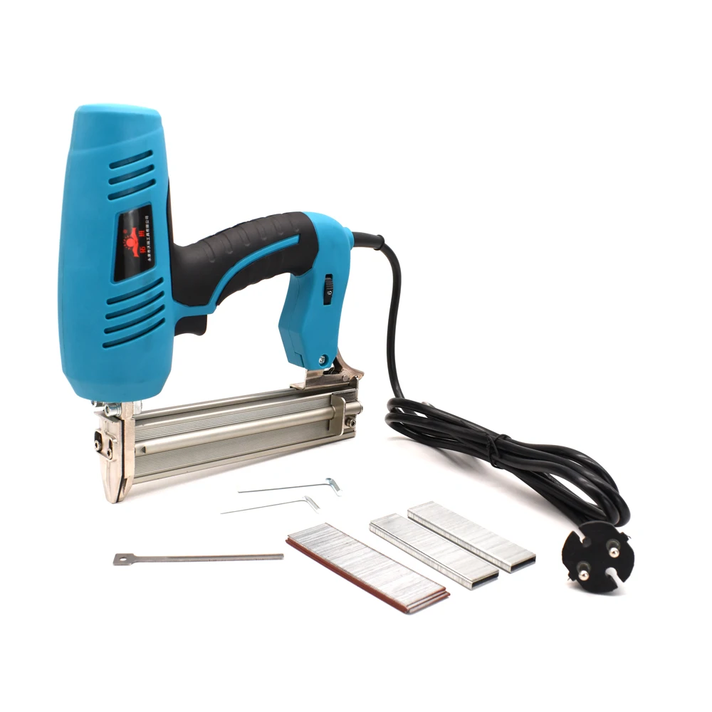 

2 в 1 Электрический степлер для гвоздей, штапельный пистолет для обрамления, бытовой инструмент, электроинструменты
