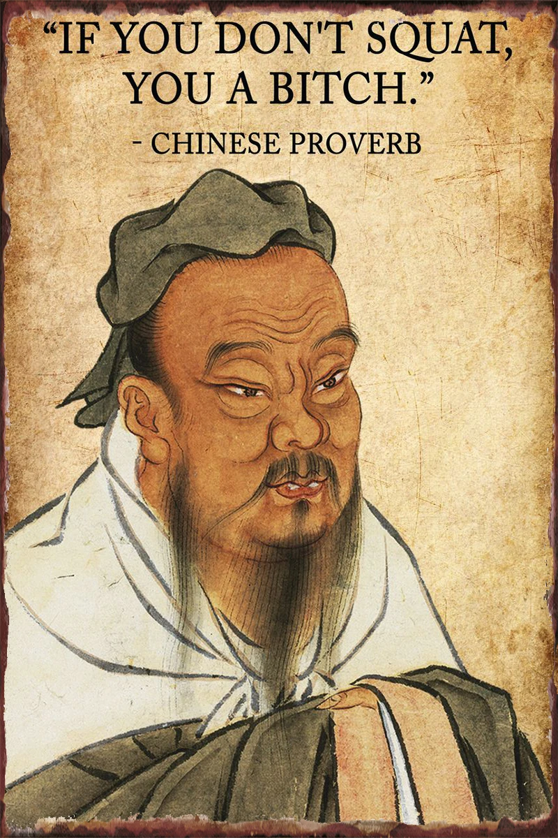 

Squat Funny Proverb Gym Retro Vintage Metal Sign Tin Sign Tin Plates Wall Decor Room Decoration For Pub Home Club Man Cave