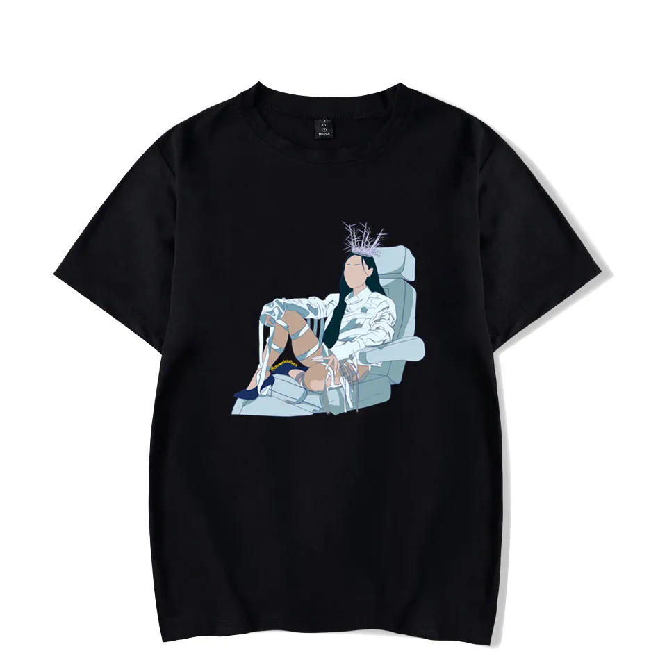 Hwasa MAMAMOO 2020 новая футболка с круглым вырезом крутая Повседневная забавная летняя