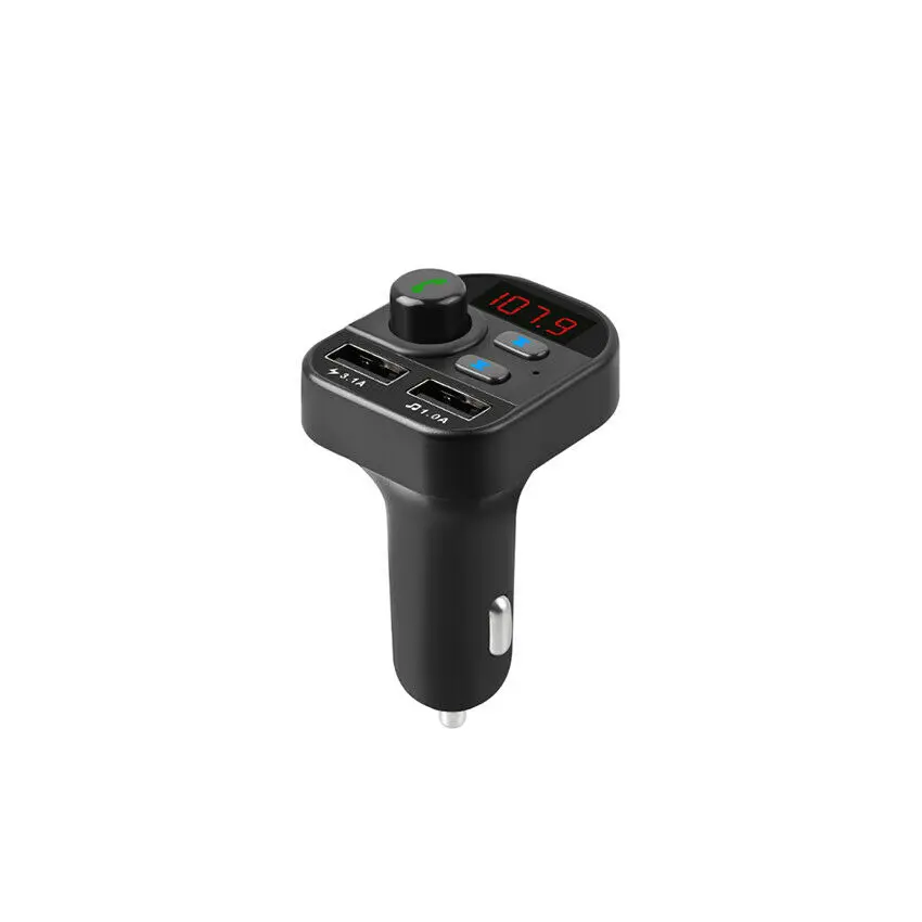 Автомобильное зарядное устройство с двумя usb портами FM трансмиттер Aux модулятор