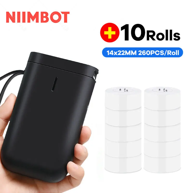 Термопринтер для этикеток Niimbot D11 с Bluetooth маркер наклейка бумаги дата