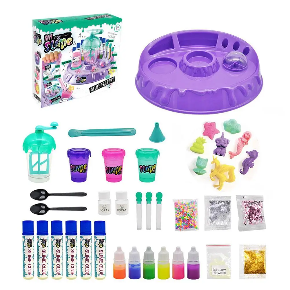Пушистая пена для слизи игрушка сделай сам встряхивание Набор изготовления