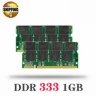 2 шт. ноутбук Память RAM DDR PC-2700 333 МГц 1 ГБ 200PNS для Тетрадь компьютер Sodimm оперативная память SO-DIMM DDR 333 1 ГБ Совместимость 266