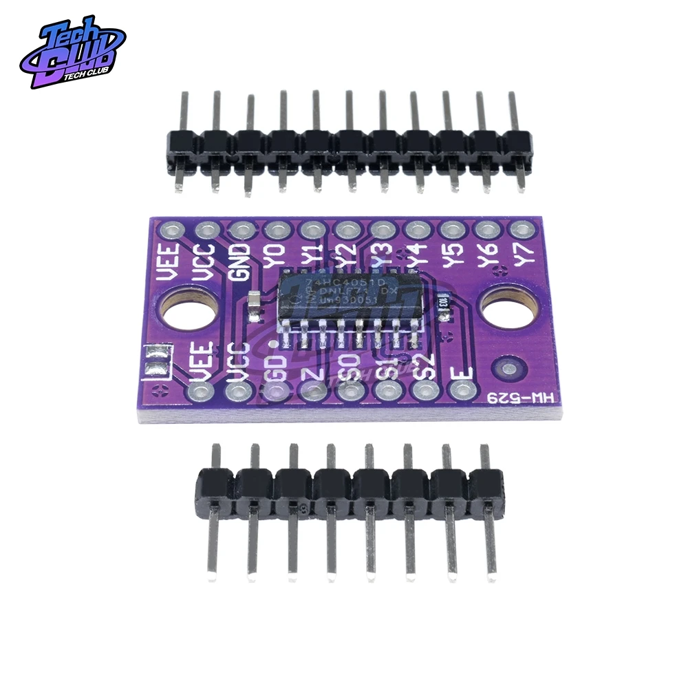 74HC4051 8 Channel 8CH-Mux Analog Multiplexer Demultiplexer Board Module Switch for Raspberry Pi | Инструменты