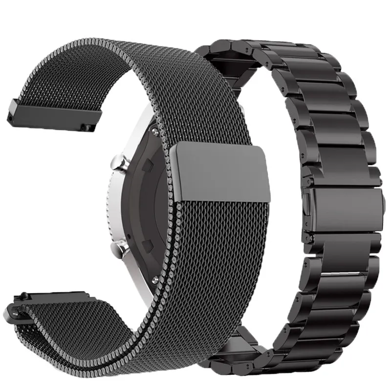 Металлический браслет из нержавеющей стали для оригинальной Xiaomi Huami Amazfit GTR 47 мм Stratos 2 2 S/Amazfit pace умные часы с ремнем
