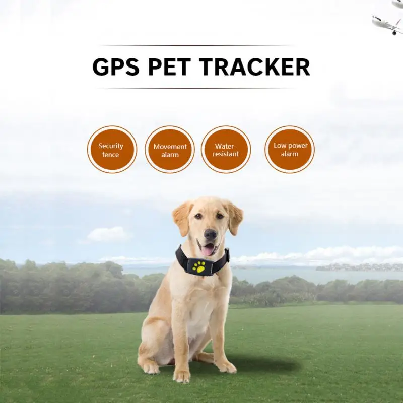 

Smart Pet GPS Tracker Dog Cat Collar Water-Resistant GPS Callback Function USB Charging GPS Trackers for Universal Dog Supplies