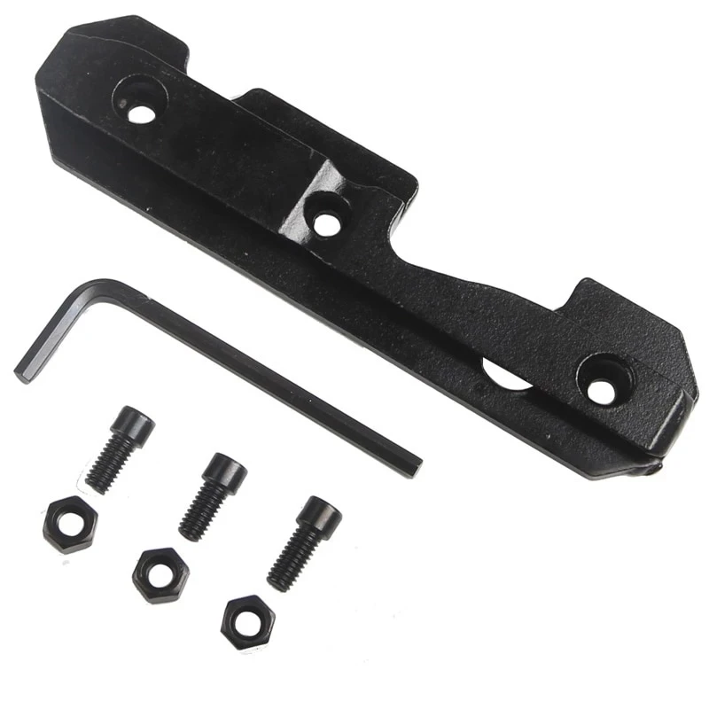 

WEEWOLVES The gun mlok All metal 20 mm aluminum alloy bracket side bracket 45 degree aluminum alloy bracket