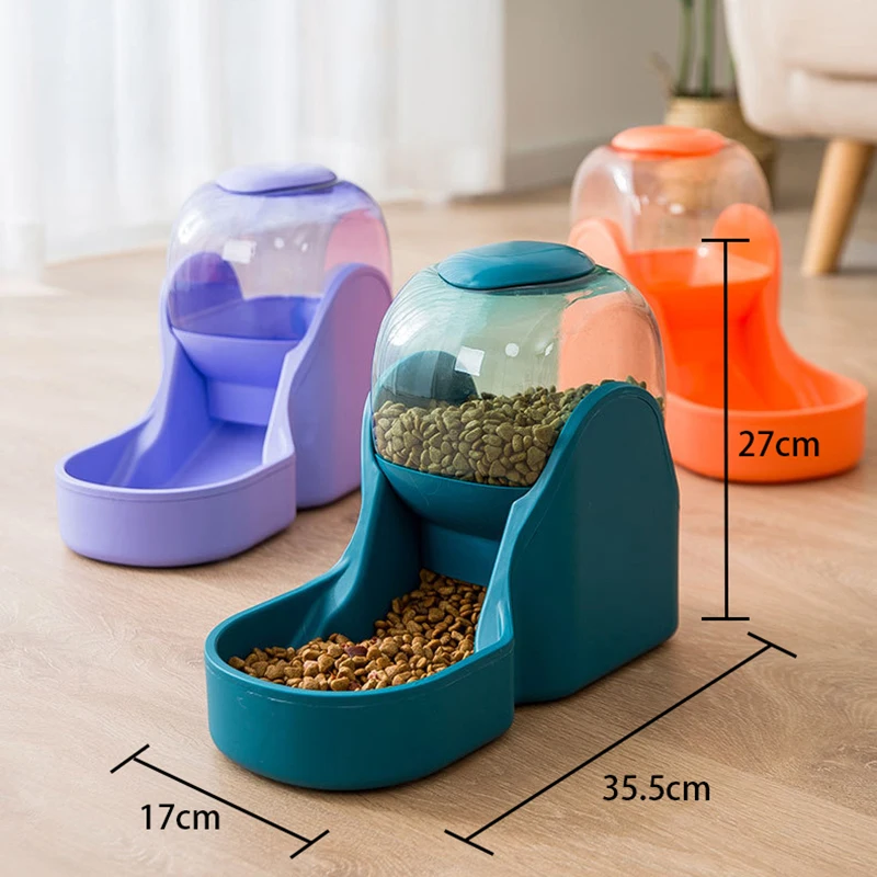 

Large Capacity Pet Automatic Feeder Dog Drinking Bowl for Cat Puppy Accessories Water Feeding Watering Supplies 3.8L Dispenser
