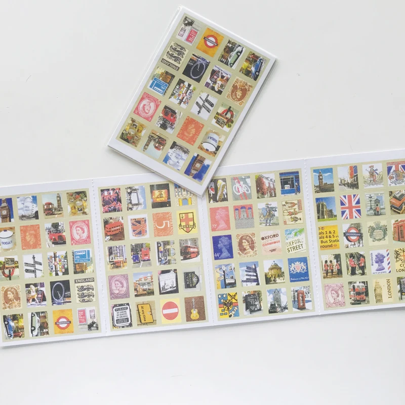 4 шт. упак. красивые складные Декоративные наклейки для скрапбукинга дневника