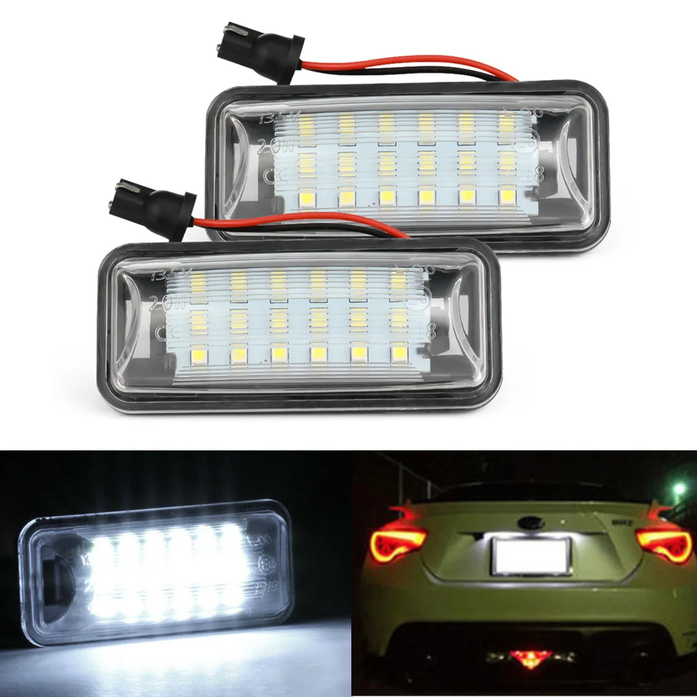 2 шт. водить автомобиль CanBus без ошибки номерной знак светильник для Subaru Forester XV