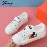 disney mickey mouse childrens canvas shoes summer new mesh hollow breathable board shoes student flat casual sports shoes
