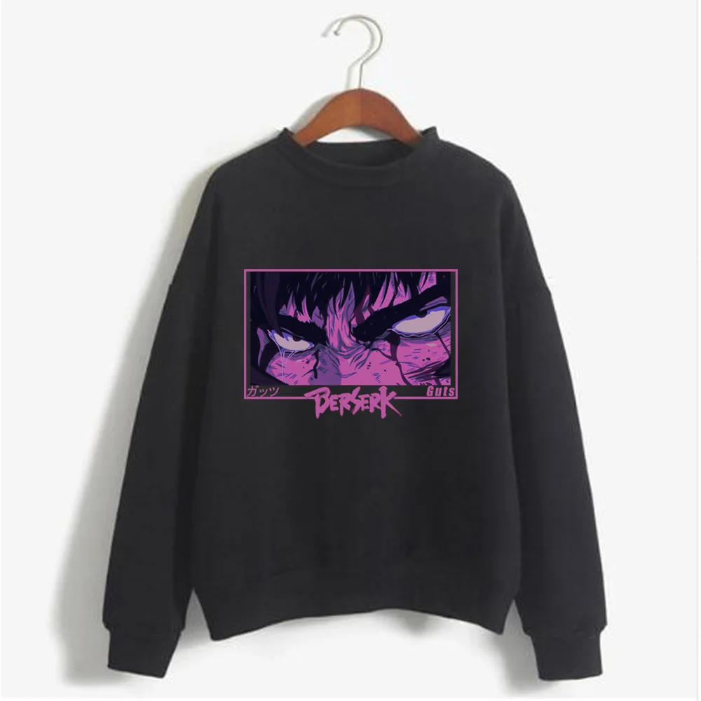 

Толстовка Berserk с японским аниме Харадзюку, крутой мужской модный свитшот с принтом с вырезами глаза, с свободным рукавом, в стиле кэжуал