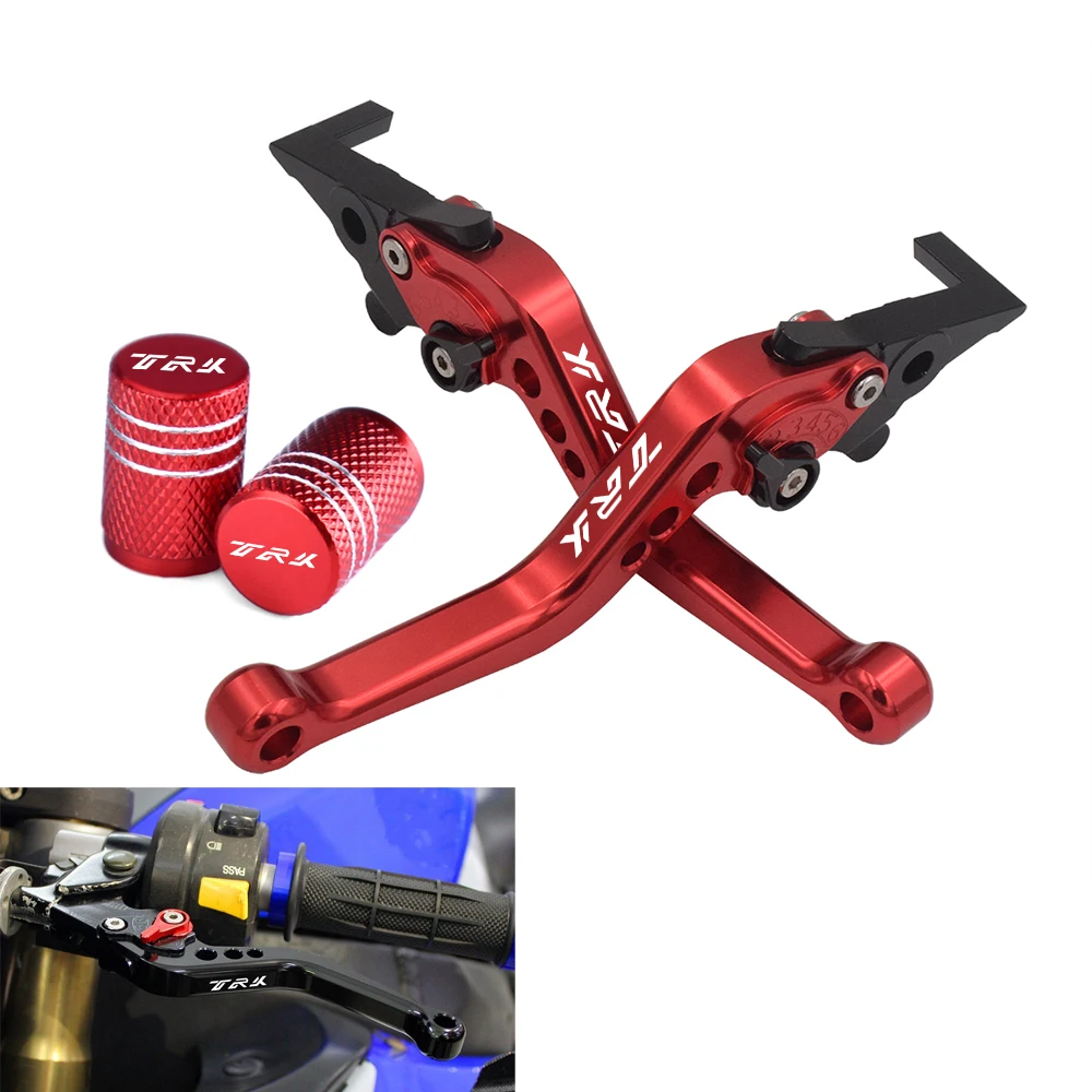 

For Benelli TRK 502/X 502X TRK502 TRK502X 2019-2020 Adjustable Short Brake Clutch Levers Tire Valve Caps Motorcycle Accessories