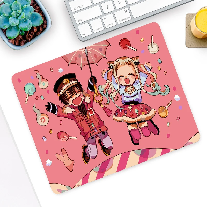 

Mouse Pad Japan Jibaku Shounen Hanako Kun Gamer Computer Gaming Mat Desk Protector Anime Small Mousepad Csgo Lovely Padmouse