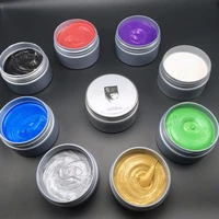 hair color fashion unisex hair gel temporary colors cream blue gray hair dye wax easy wash plants component better than others