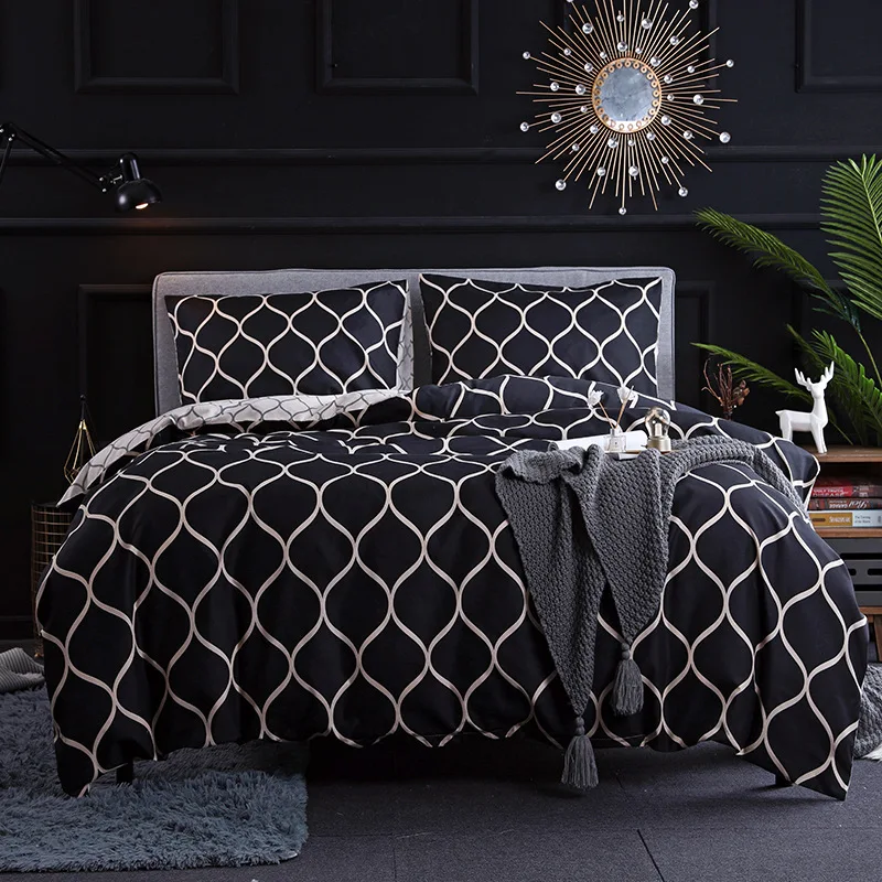 

Bedding Sets Leopard Series Duvet Cover Pillowcases King Queen Single Double Full Size 2/3 Pieces Smooth And Soft Suit Cheap