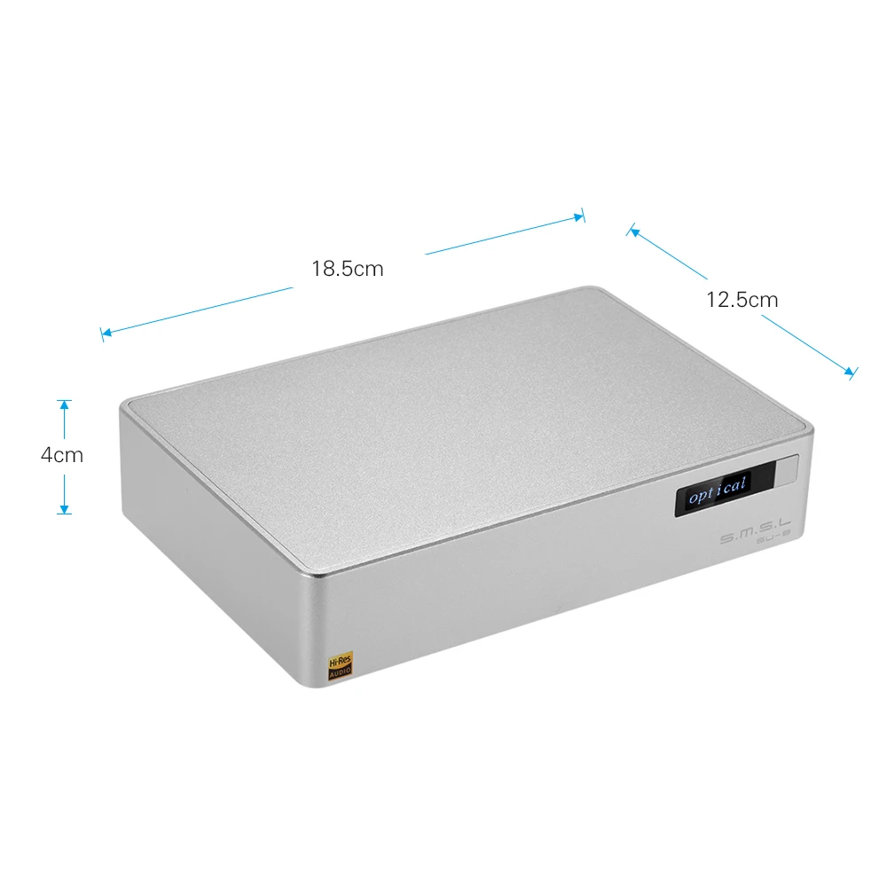 SU-8 Hi-Fi чистый DAC аудио декодер USB/коаксиальный/оптический Вход DSD цифро-аналоговый