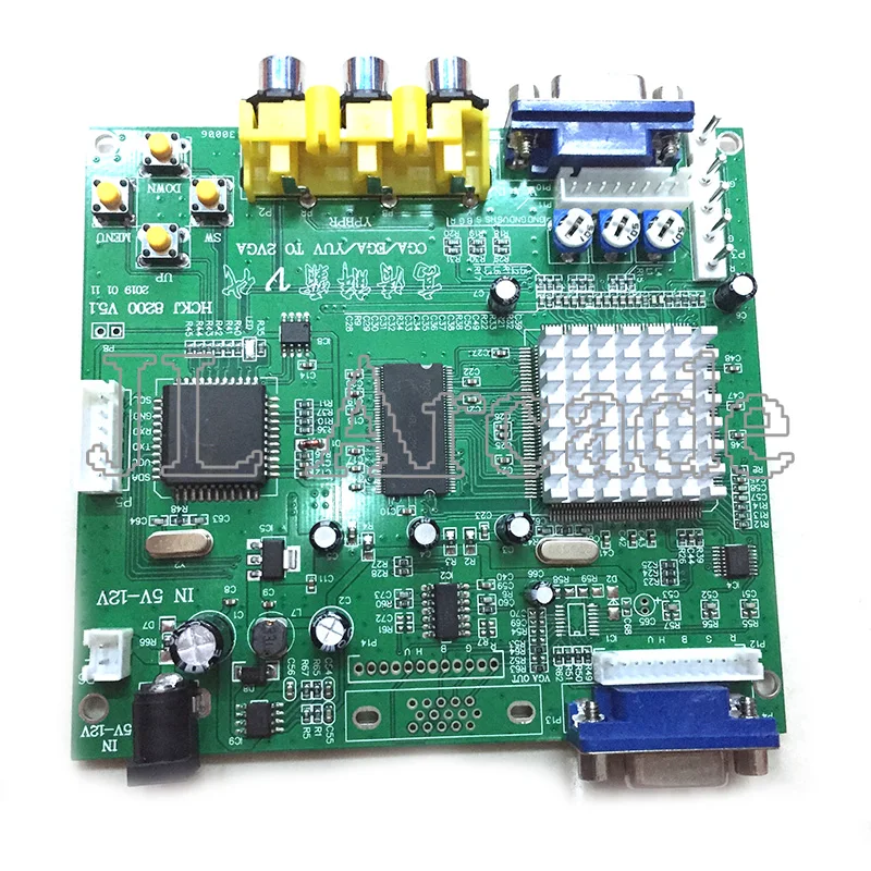 Аркадная игра RGB/CGA/EGA/YUV к двойному VGA HD видео конвертер адаптер плата GBS-8200 | Спорт и