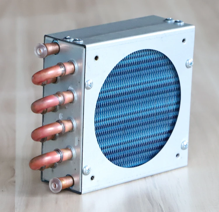 Мини конденсаторный испаритель FN2x5x130 PURSWAVE 9 52 мм медная трубка алюминиевый