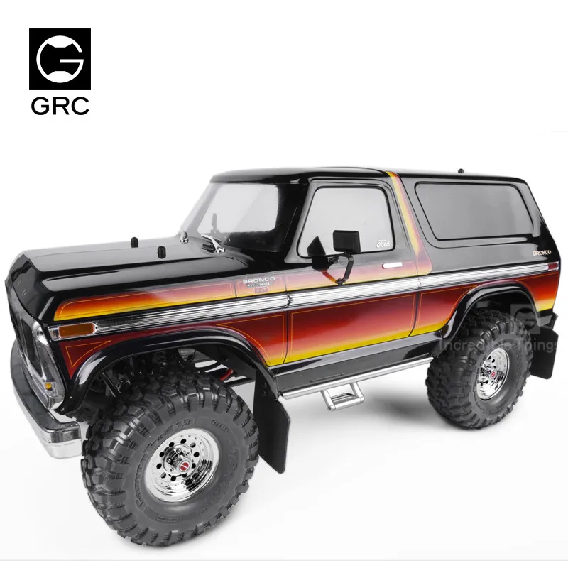 GRC имитация металла складной боковой шаг боковая планка для 1/10 Rc автомобиль Traxxas