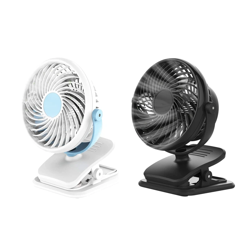 

Fan Clip on Baby Stroller,USB Rechargeable Battery Operated Portable Table Desk Fan for Home Traveling Office Tent