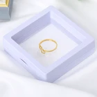 Прозрачная подарочная коробка для колец, серег, браслетов, ожерелий, упаковочная коробка для ювелирных изделий